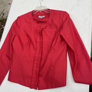 Nicolette Women's Red Fashionable Blazer Sz 12‎